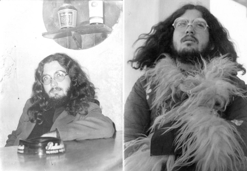 Ο Λάκης Τυπάλδος, χίπης στο Folk 17 (ΑΡΧΕΙΟ Λάκη Τυπάλδου)