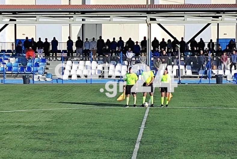 Ενός λεπτού σιγής στο γήπεδο του Άρη Σούδας / creta24.gr