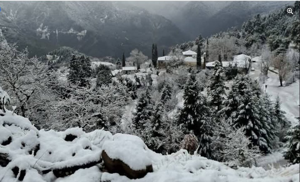 Χιόνια στη Ναύπακτο