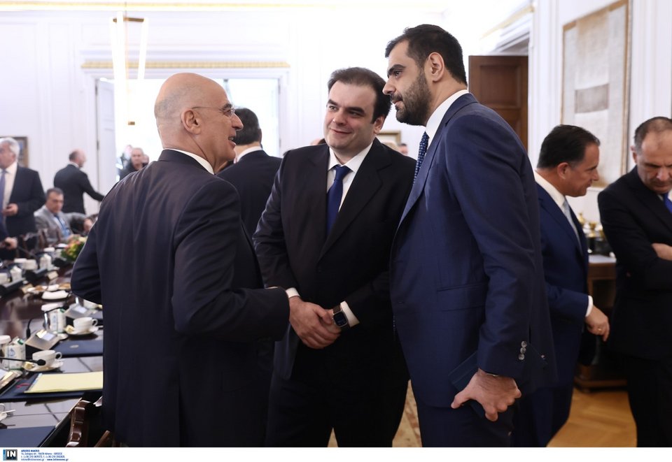 Νίκος Δένδιας, Κυριάκος Πιερρακάκης και Παύλος Μαρινάκης / Φωτογραφία: Intimenews/ΛΙΑΚΟΣ ΓΙΑΝΝΗΣ