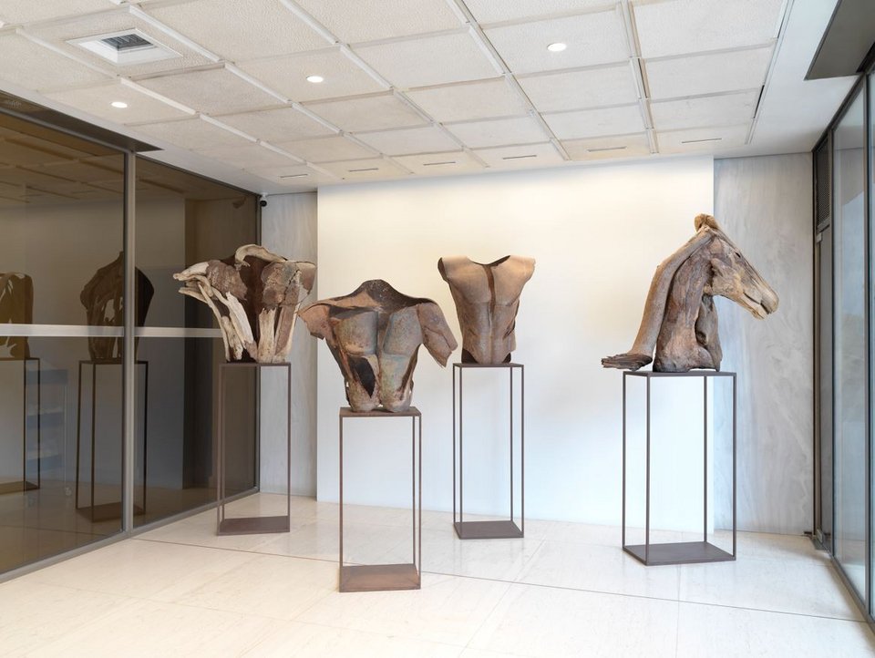  Αλεξάνδρα Αθανασιάδη - Πανοπλία VII B. (2005), Θώρακας XXIII (2009), Θώρακας XVΙ no.2.(2007), Άλογο LXXV (2009) 