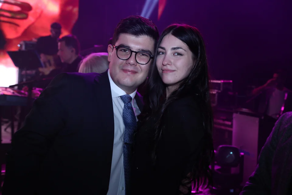 Ο Deputy COO του Ομίλου Καράτζη, κ. Μίλτος Καράτζης, και η Anastasiia Volodko