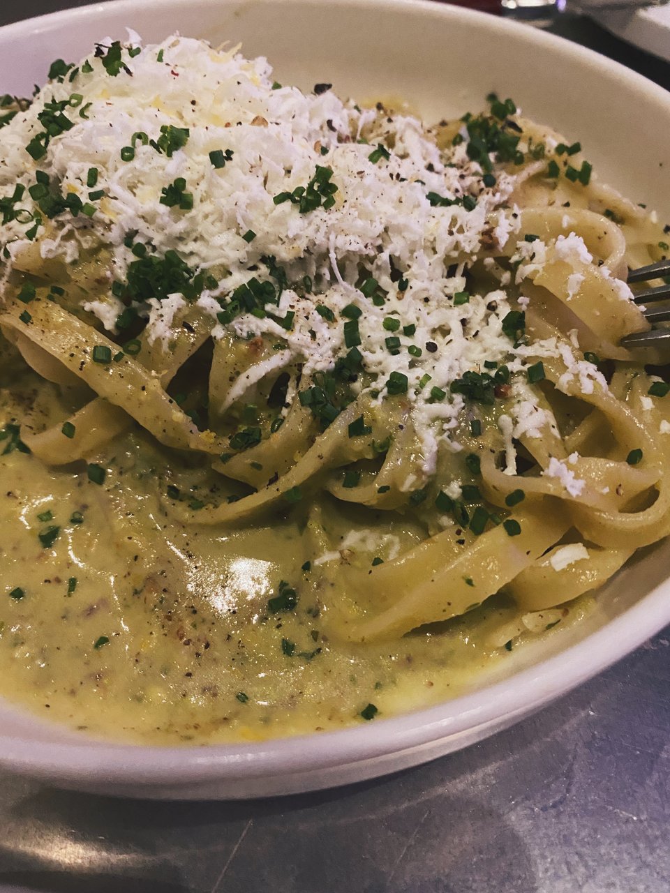 Οι ταλιατέλες με το φιστίκι και την φέτα  / Φωτογραφία: Μάνος Λειβαδάρος/iefimerida