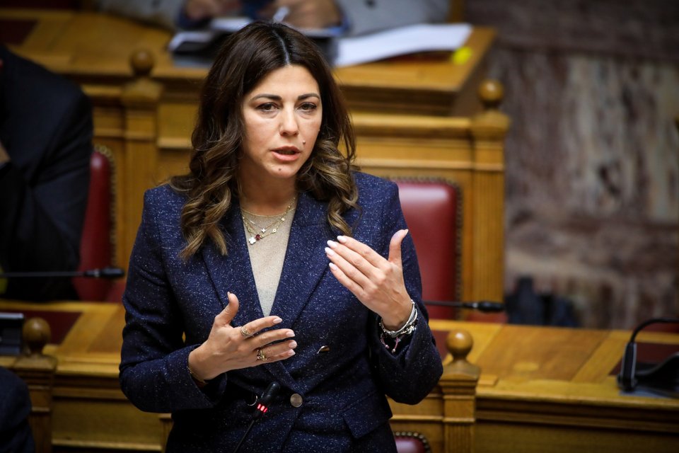 Η υπουργός Κοινωνικής Συνοχής και Οικογένειας, Σοφία Ζαχαράκη/Eurokinissi