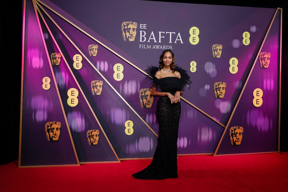 Η Ζοέ Σαλντάνα στα BAFTA 2025 / Invision via AP