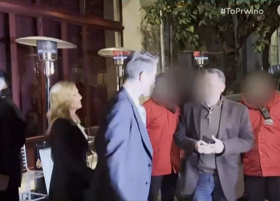 Ο Παύλος με την Μαρί Σαντάλ