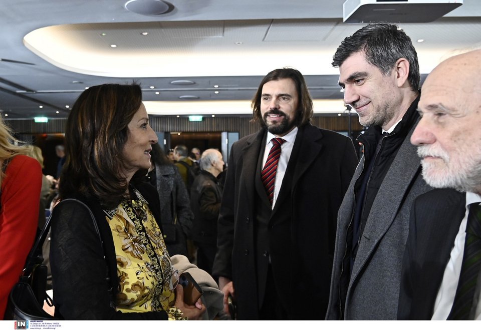 Άννα Διαμαντοπούλου Πέτρος Παππάς και Θ. Γλαβίνας