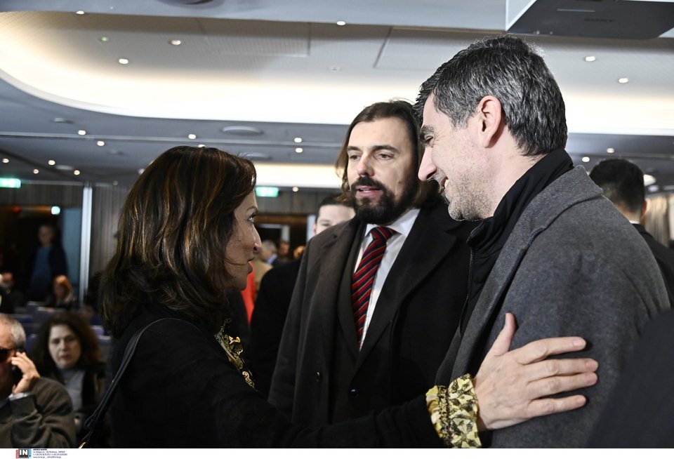 Άννα Διαμαντοπούλου Πέτρος Παππάς και Θ. Γλαβίνας