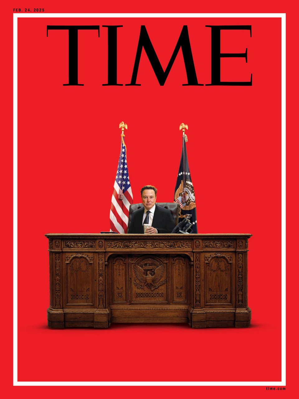 Ο Έλον Μασκ στο εξώφυλλο του περιοδικού Time