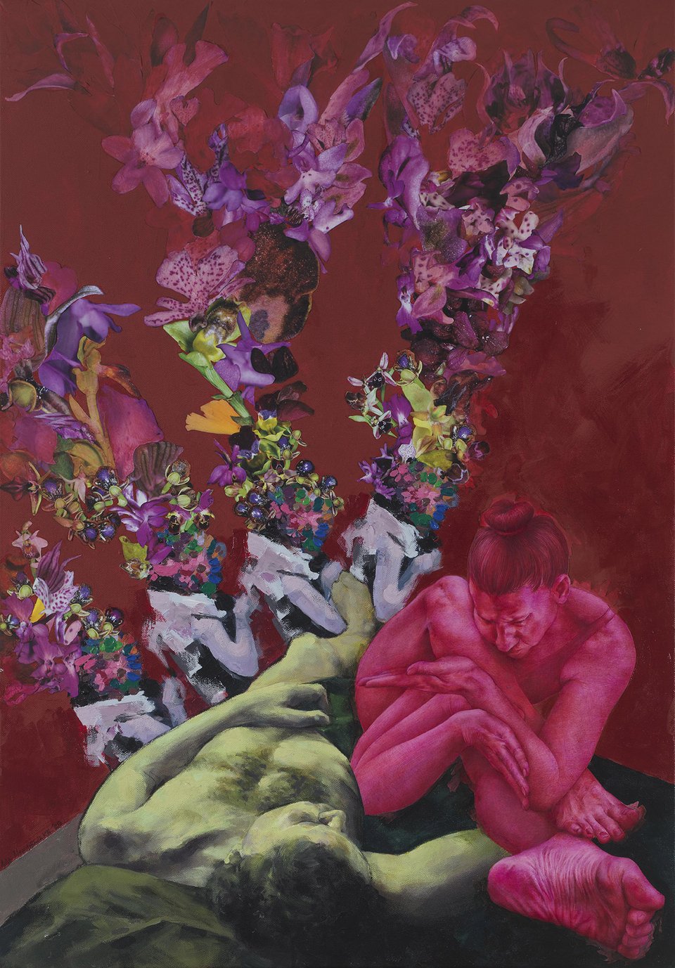 Μπελιβανάκη Λίλα, "Just laying here", 100x70 εκ.