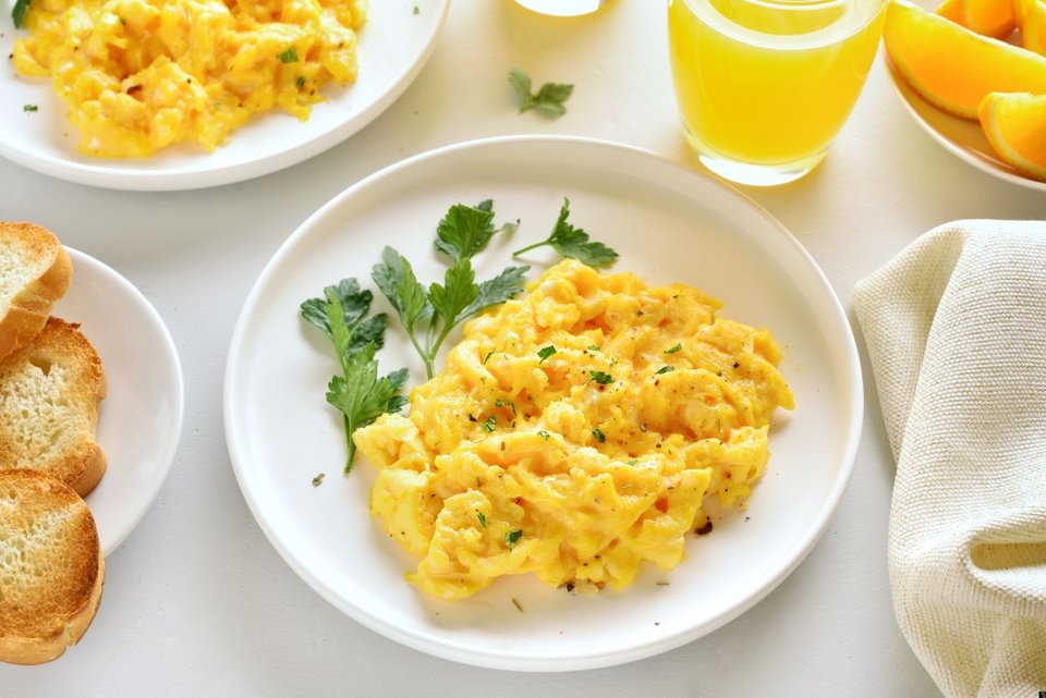 scrambled eggs