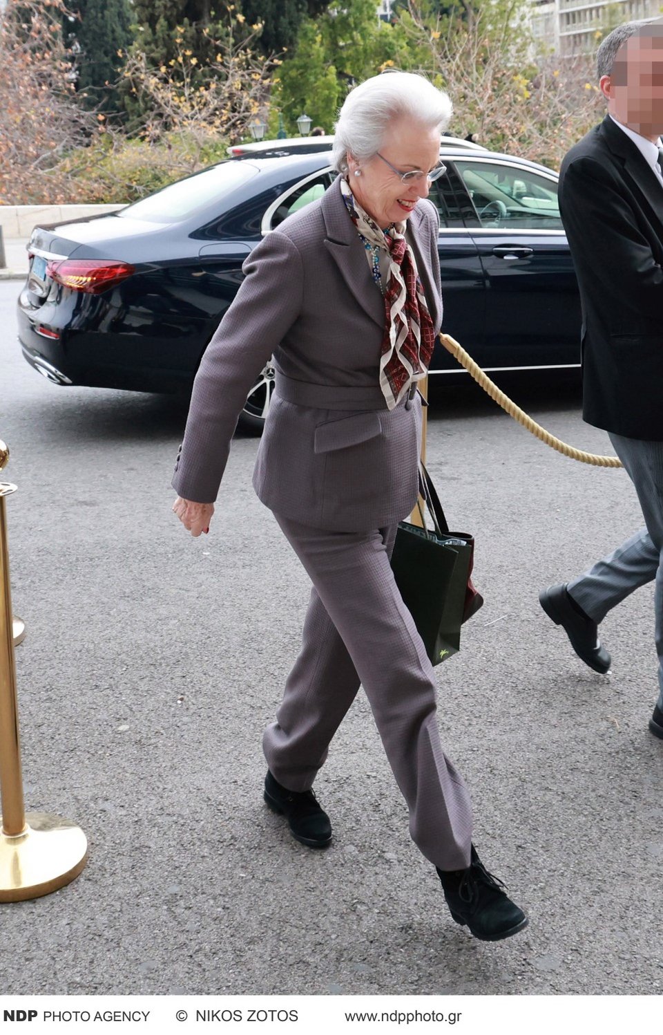 Άφιξη της πριγκίπισσας Βενεδίκτης της Δανίας