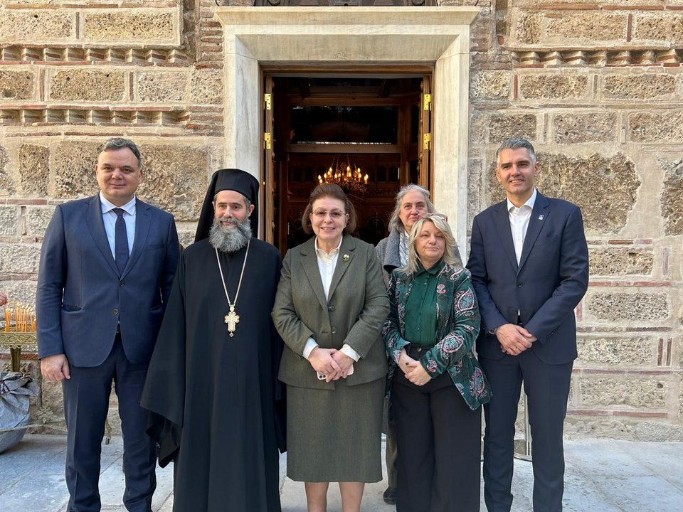 Η Υπουργός Πολιτισμού Λίνα Μενδώνη στα θυρανοίξια των Αγίων Θεοδώρων