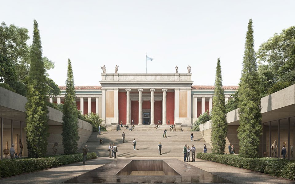 Στην οροφή του νέου κτηρίου αναπτύσσεται ένα πάρκο με πλούσια βλάστηση προσβάσιμο σε όλους
