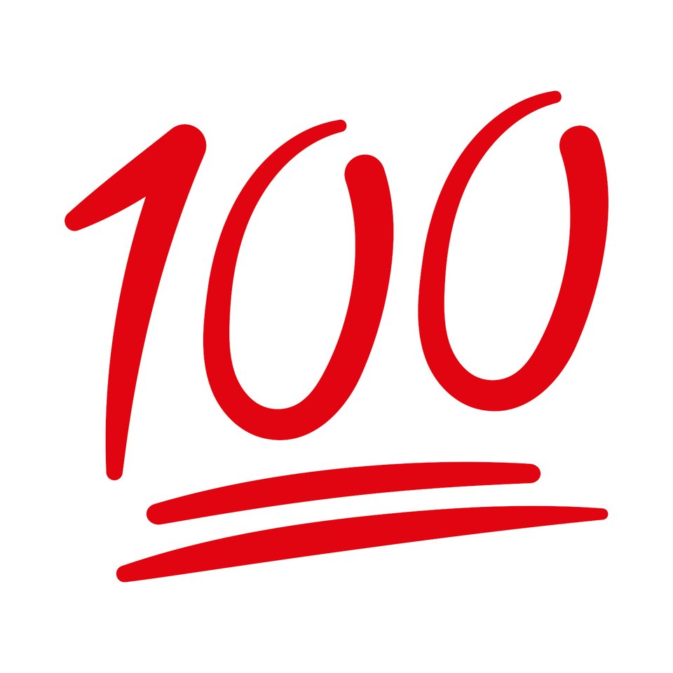 Το emoji «100» είναι ένα ακόμα σύμβολο των incels