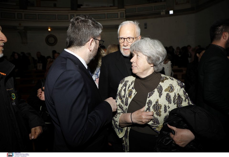 Ο Νίκος Ανδρουλάκης και η ανεξάρτητη βουλευτής Αθηνά Λινού