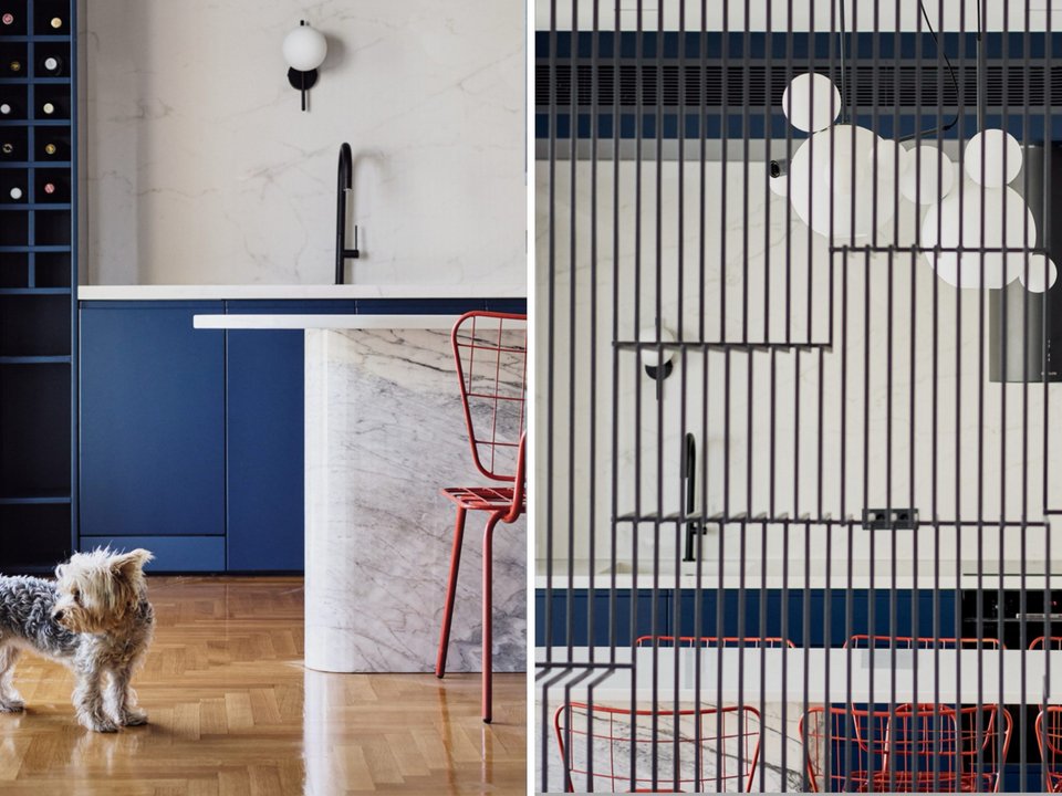 H κουζίνα στο διαμέρισμα Apartment-99 που σχεδίασε το γραφείο Mado Samiou Architecture / Φωτογραφίες: madosamiou.com