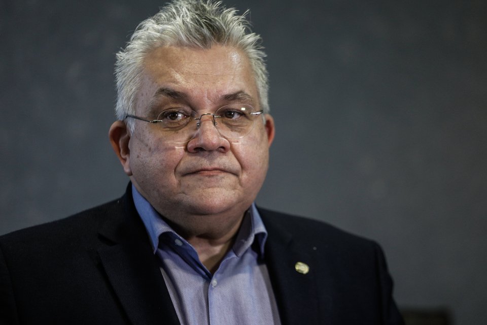 Ο νέος υφυπουργός αρμόδιος για την τριτοβάθμια εκπαίδευση στο υπουργείο Παιδείας, Νίκος Παπαϊωάννου / Eurokinissi