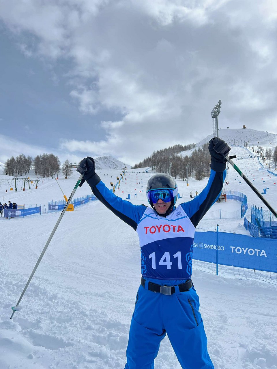 Ο Παναγιώτης Εμμανουηλίδης, αθλητής Alpine Ski