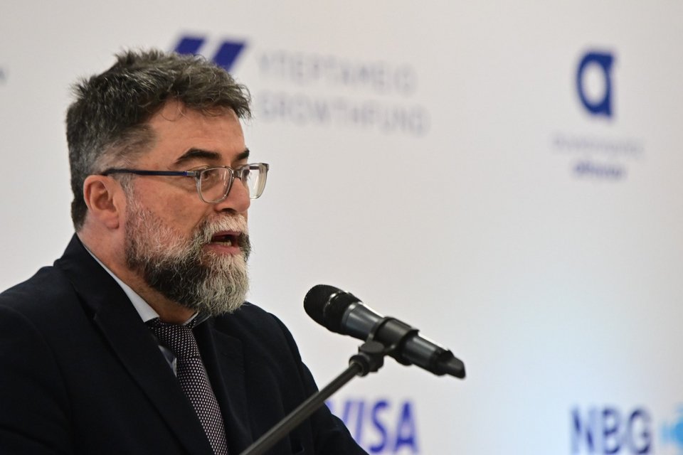 Ο υφυπουργός Μεταφορών, Βασίλης Οικονόμου/Eurokinissi