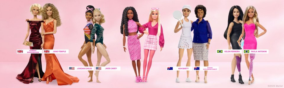 Η νέα σειρά της Mattel με κούκλες Barbie που έχουν ως βάση τη φιλία μεταξύ γυναικών