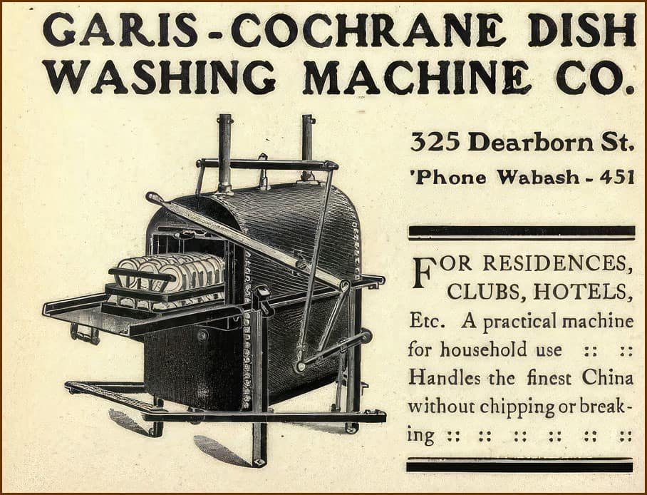 Το πλυντήριο πιάτων Garis-Cochran του 1886 / WIKIPEDIA