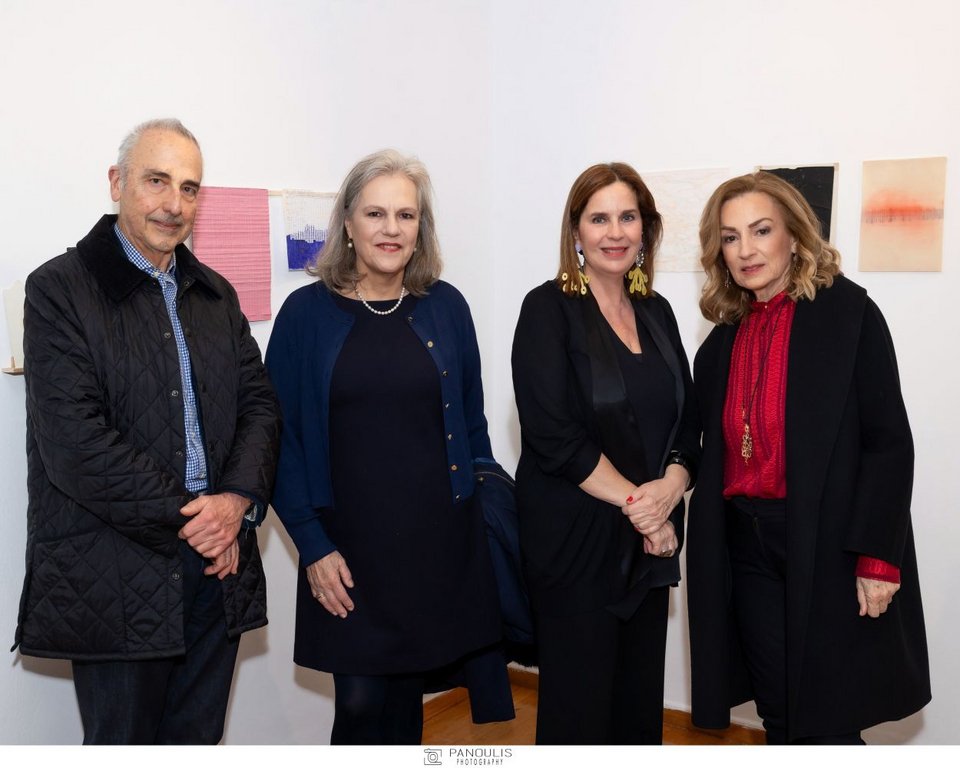 Νίκος Βαφειάς, Αφροδίτη Λίτη, Τατιάνα Σπινάρη (διευθύντρια της CITRONNE Gallery), Νινέττα Βαφειά