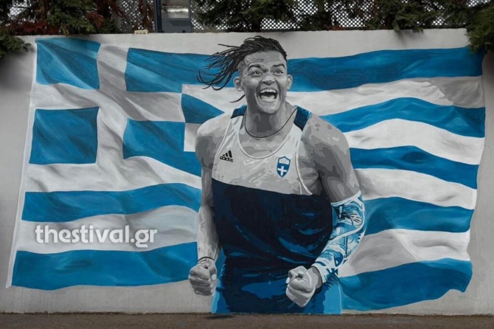 Εμμανουηλ Καραλής, δημιουργία του καλλιτέχνη Μάριου Σιμόπουλου