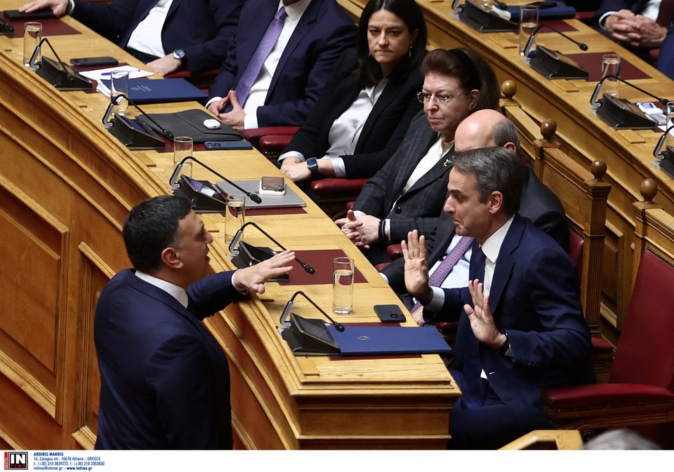 Ο Βασίλης Κικίλιας σε ένα ενσταντανέ με τον Κυριάκο Μητσοτάκη / Φωτογραφία: Intimenews/ΒΛΑΣΣΟΠΟΥΛΟΥ ΙΣΜΗΝΗ