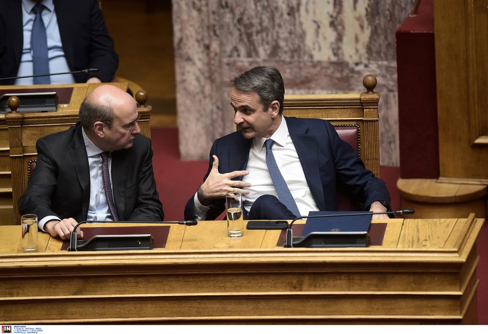 Ο Κυριάκος Μητσοτάκης με τον Κωστή Χατζηδάκη / Φωτογραφία: Intimenews/ΒΛΑΣΣΟΠΟΥΛΟΥ ΙΣΜΗΝΗ