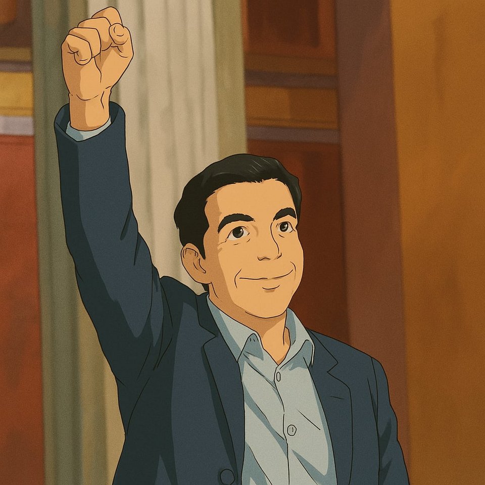 Αλέξης Τσίπρας σε στιλ Ghibli