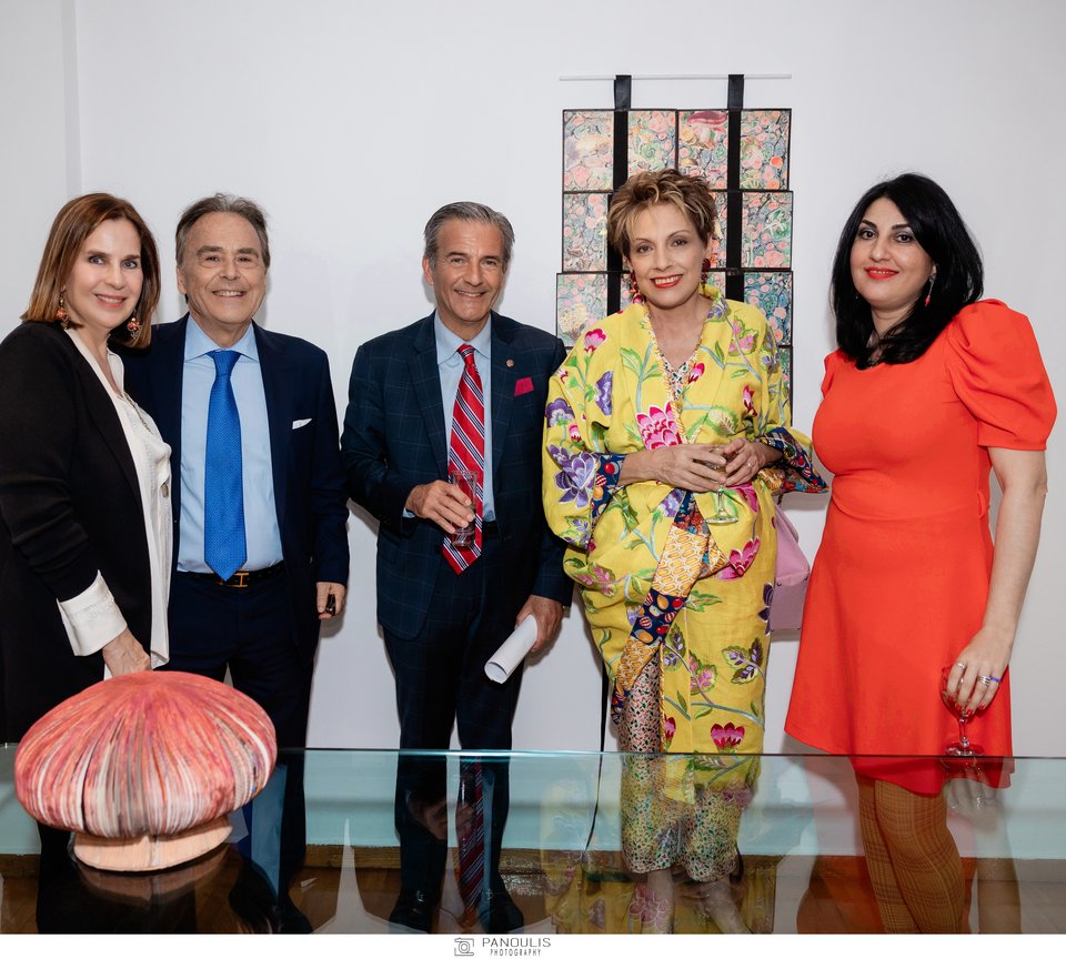 Η Διευθύντρια της CITRONNE Gallery, Τατιάνα Σπινάρη, Στέλιος Ζαβός, Κωνσταντίνος Στρατάκης, Σεσίλ Μαργέλλου, Χριστίνα Μήτρεντσε