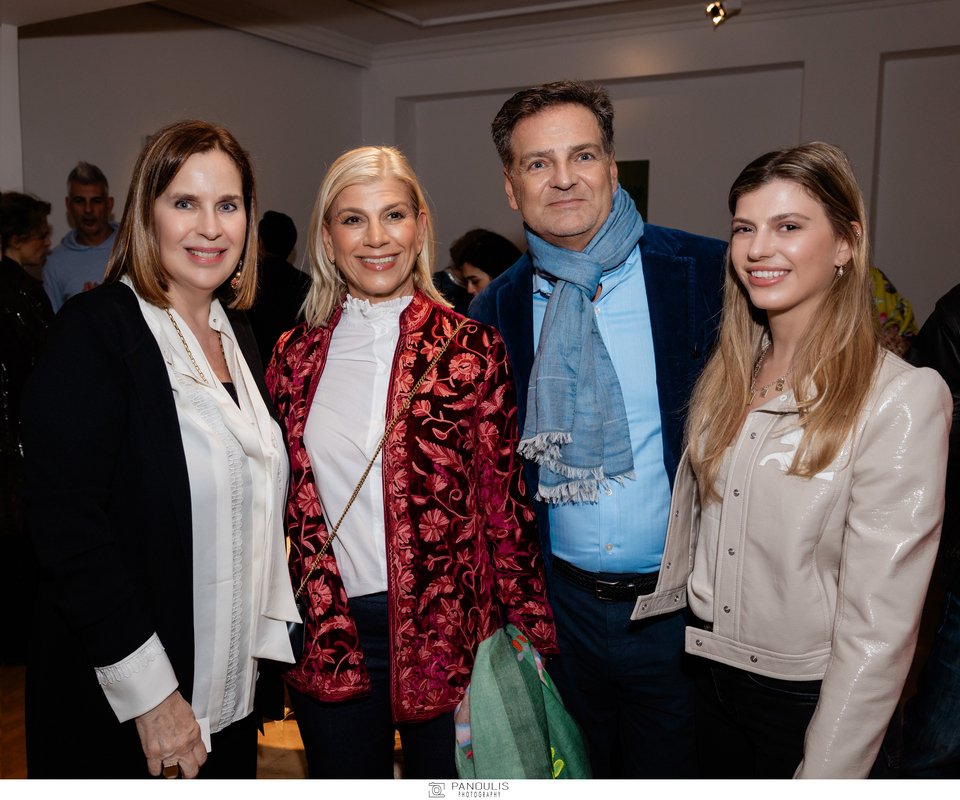 Η Διευθύντρια της CITRONNE Gallery, Τατιάνα Σπινάρη, Έρρικα Πλουμή, Ανδρέας Μεταξάς, Σοφία Μεταξά