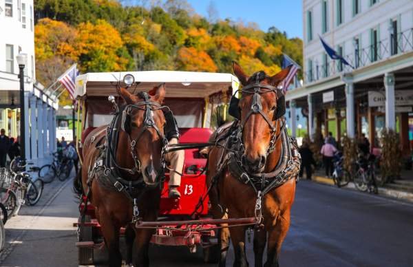 Καλώς ήρθατε στο Mackinac Island: ένα νησί 3,8 τετραγωνικών χιλιομέτρων με 600 μόνιμους κατοίκους και χωρίς μηχανοκίνητα οχήματα / Mackinac Τourist Authority