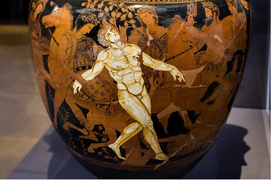 Αγγείο της κλασικής εποχής που απεικονίζει τον Τάλωνα / WIKIPEDIA