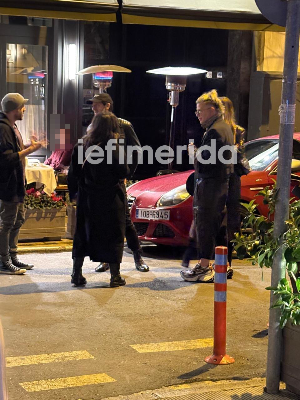 Ο Αντριεν Μπρόντι στο Κολωνάκι