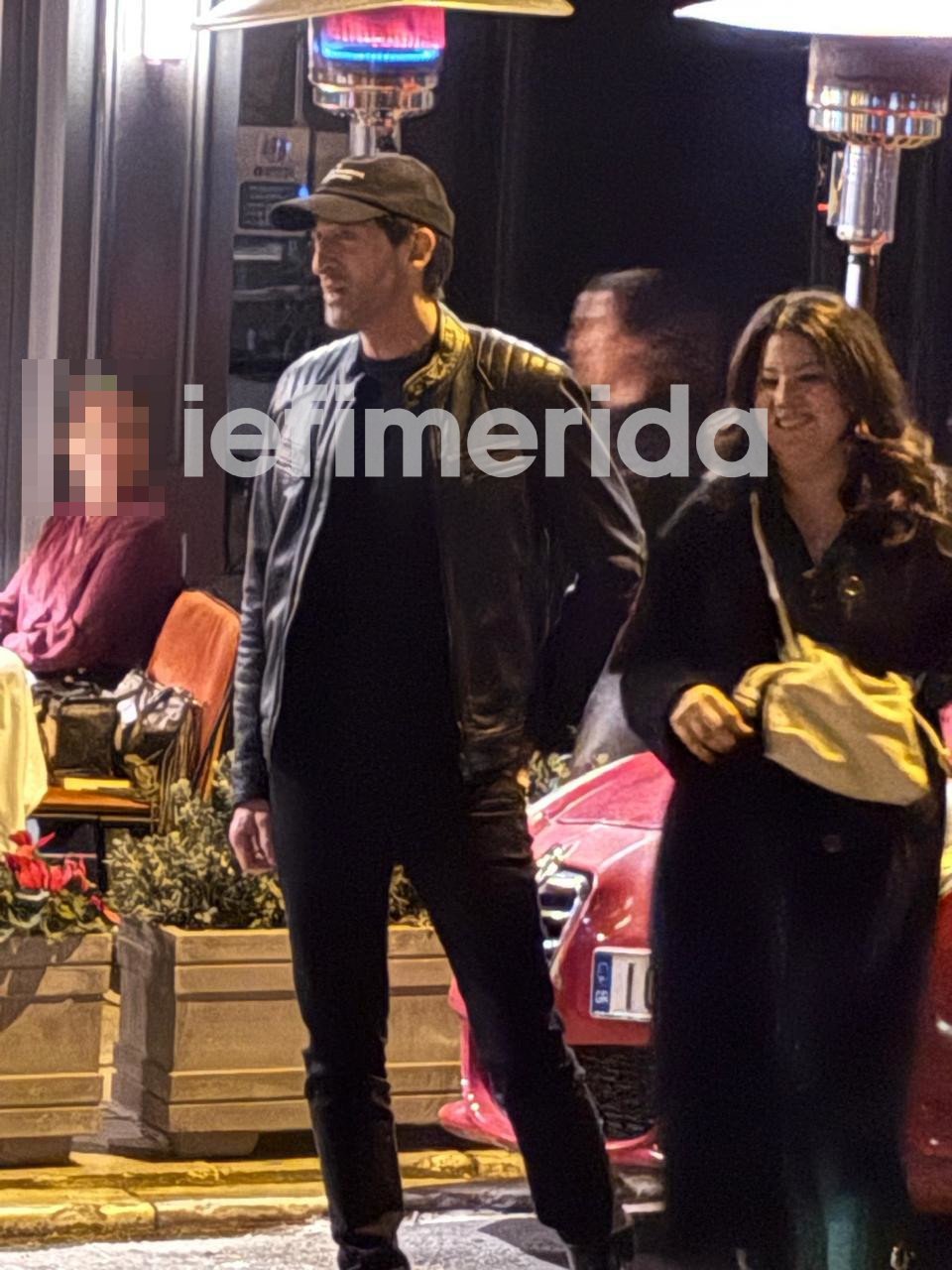 Ο Αντριεν Μπρόντι στο Κολωνάκι