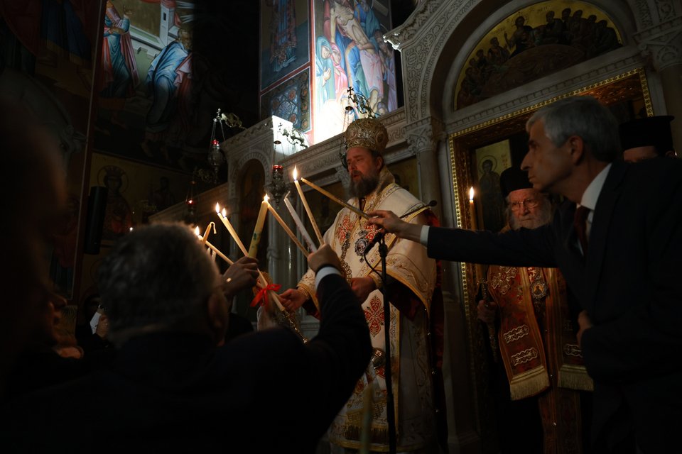 Ανάσταση στην Μητρόπολη της Θεσσαλονίκης 