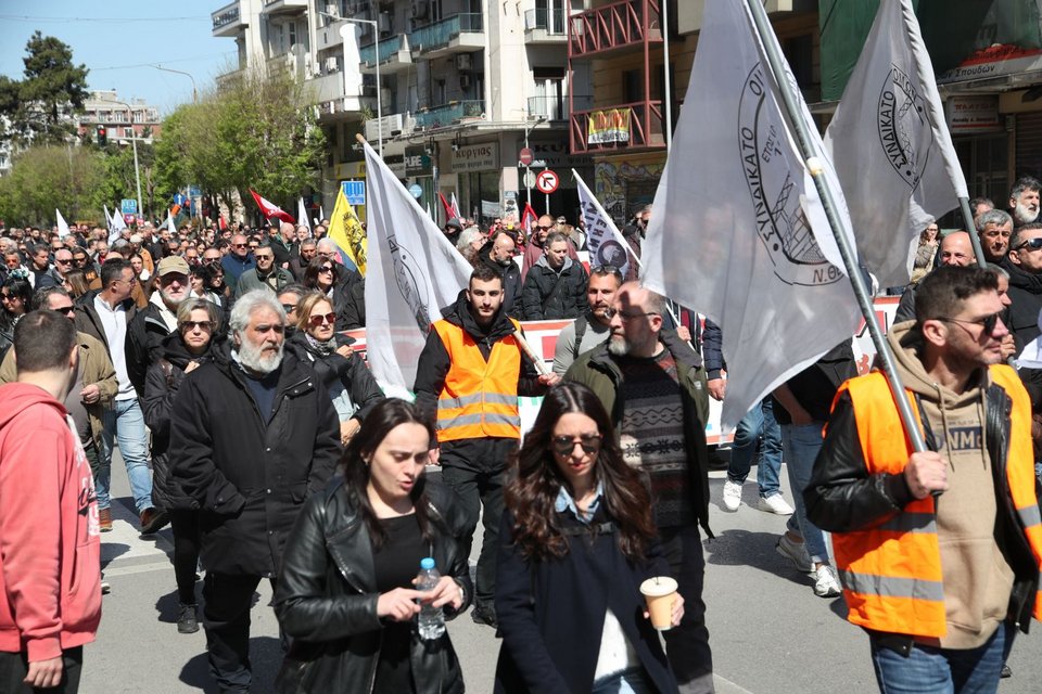 Απεργιακή συγκέντρωση στη Θεσσαλονικη