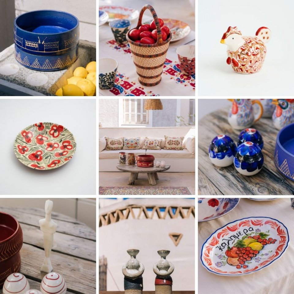 Πάσχα στο Cycladic Shop με έμπνευση από την ελληνική λαϊκή τέχνη και τα νησιά του Αιγαίου