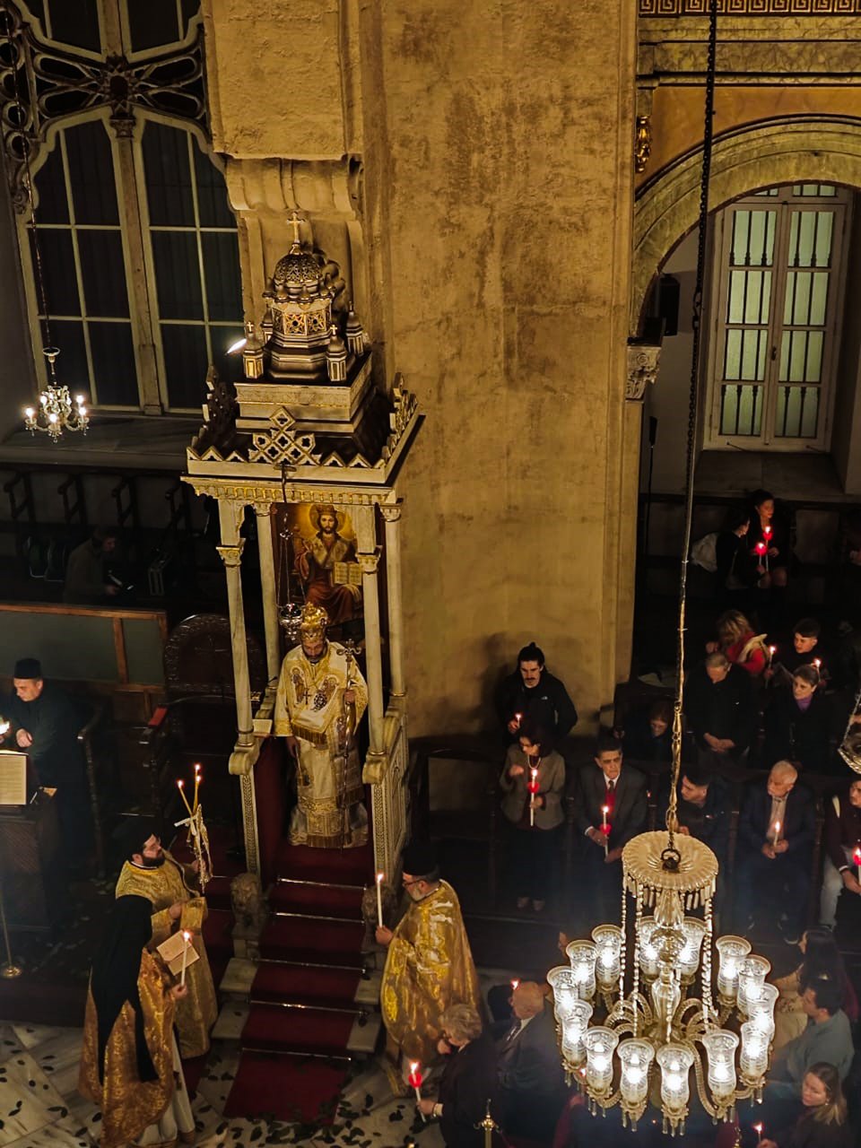 Ανάσταση στον Ιερό Ναό Αγίας Τριάδας στην Κωνσταντινούπολη, Μεγάλο Σάββατο 19 Απριλίου 2025