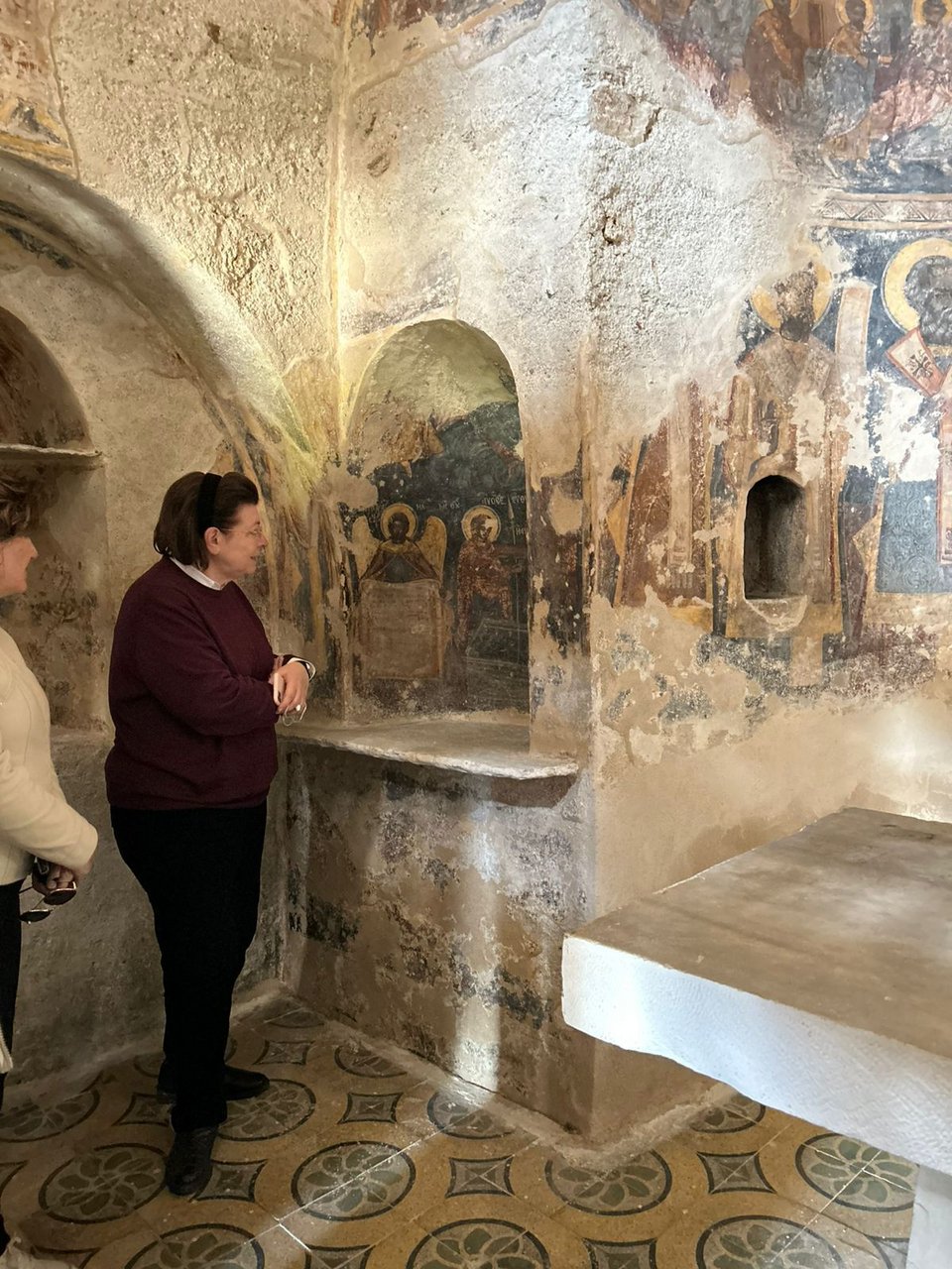 Αυτοψία της Υπουργού Πολιτισμού στη Μονή Κεχριάς