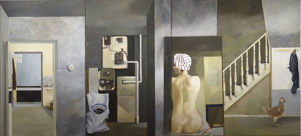 Γιώργος Χατζημιχάλης 87, Anson Road, London NW2, 1975, 150x350 εκ.