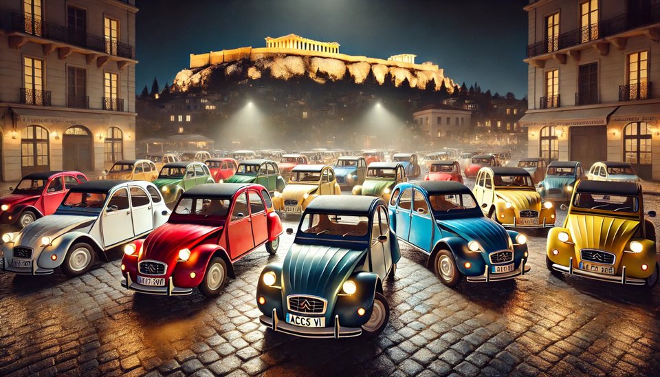 Citroen 2CV τιμωμενο αυτοκινητο