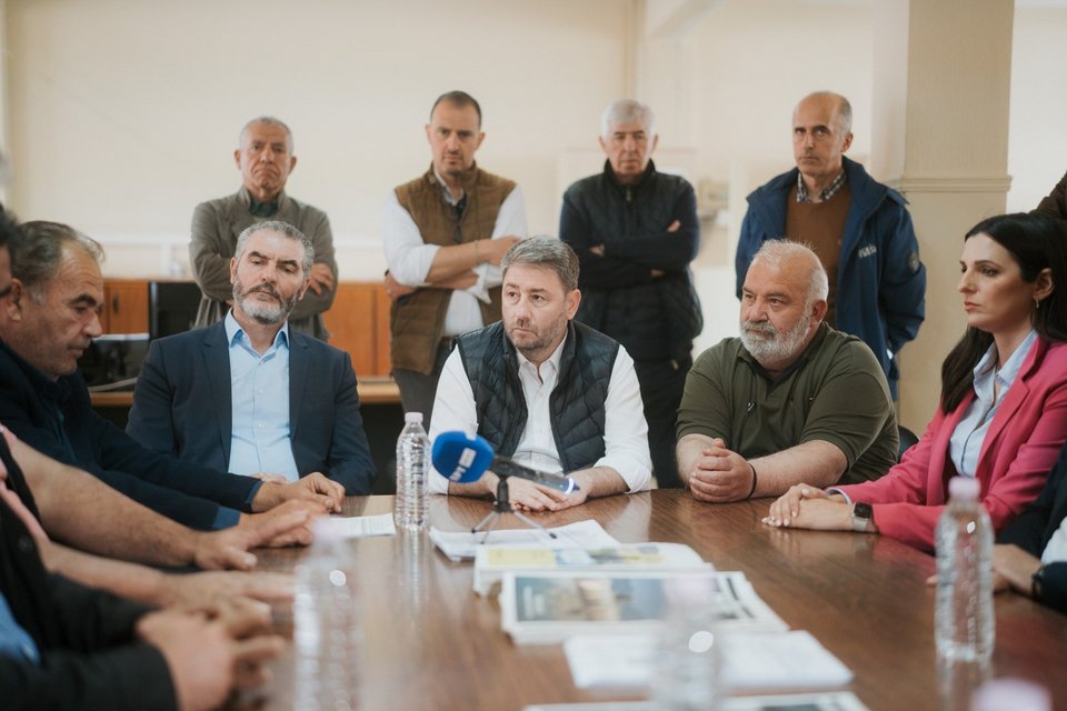 Επίσκεψη του Νίκου Ανδρουλάκη στα Γρεβενά