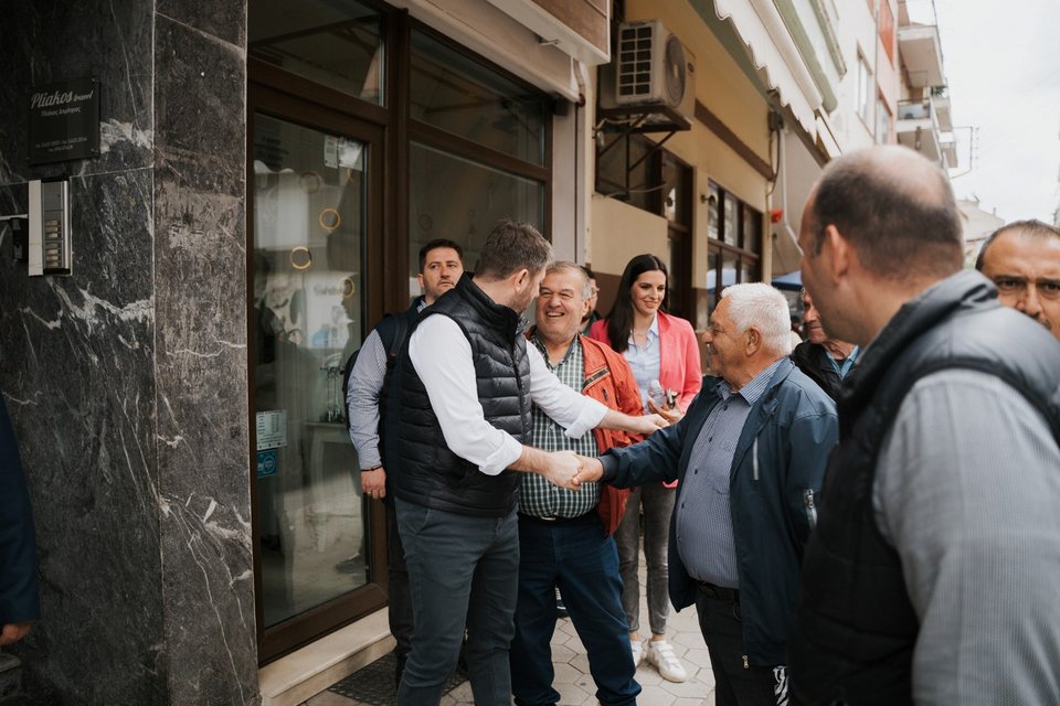 Επίσκεψη του Νίκου Ανδρουλάκη στα Γρεβενά