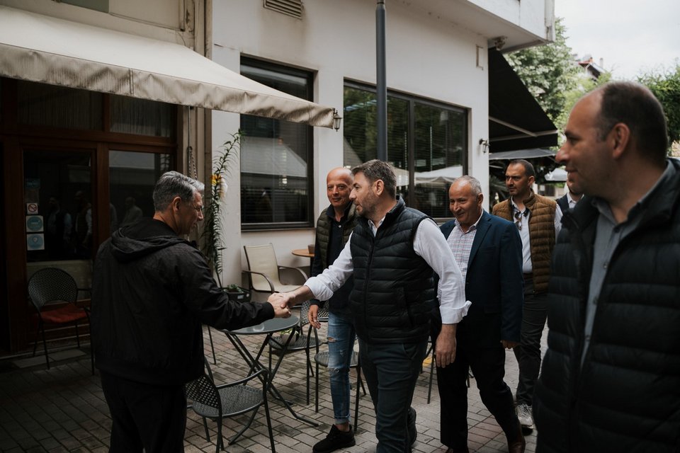 Επίσκεψη του Νίκου Ανδρουλάκη στα Γρεβενά