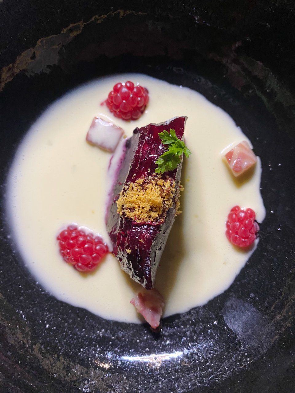 Παντζάρι με καπνιστό χέλι