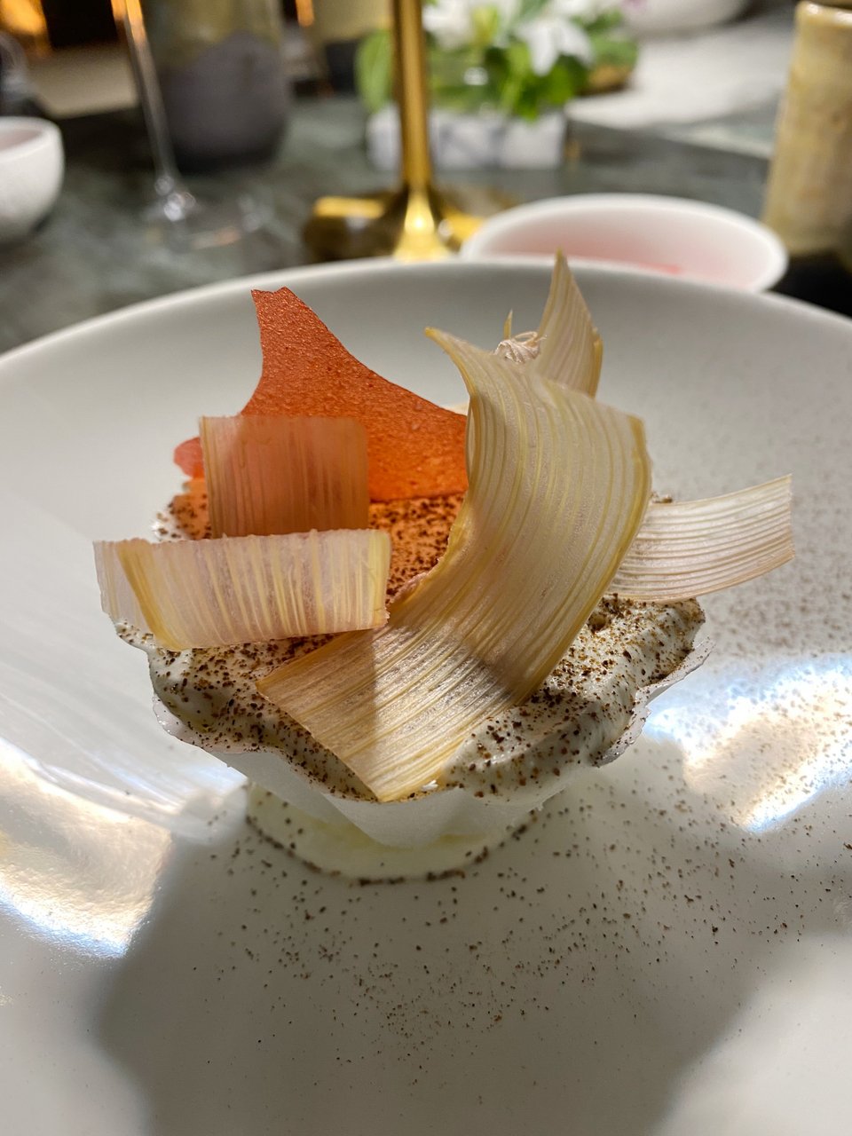 Σορμπέ με μαρέγκα. 