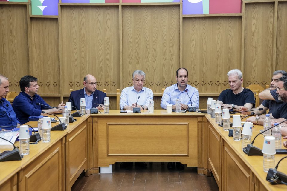 Ο κ. Κεφαλογιάννης στη διευρυμένη σύσκεψη με επιστήμονες και τοπικούς φορείς της Κρήτης / Eurokinissi